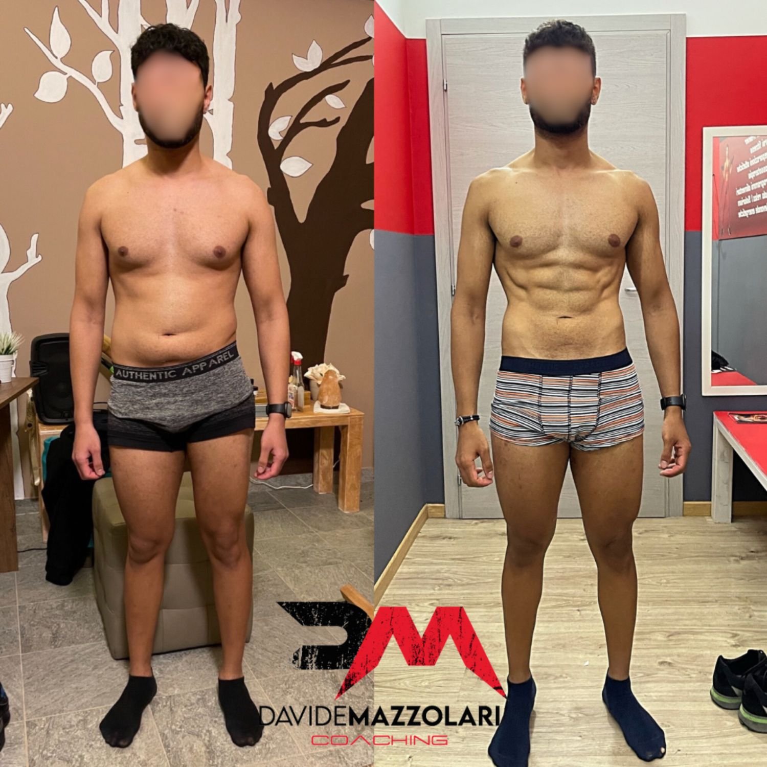 Prima e dopo uomo 1
