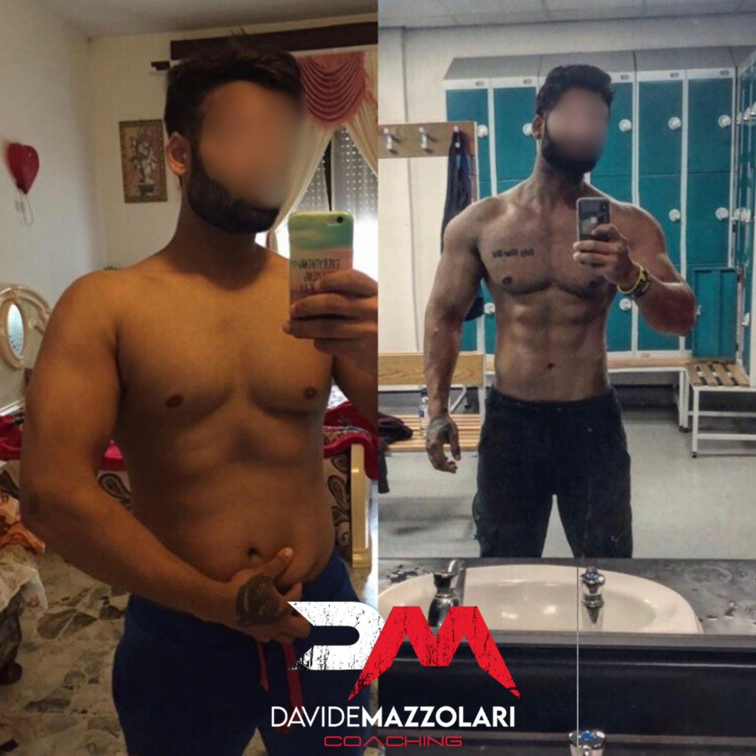 Prima e dopo uomo