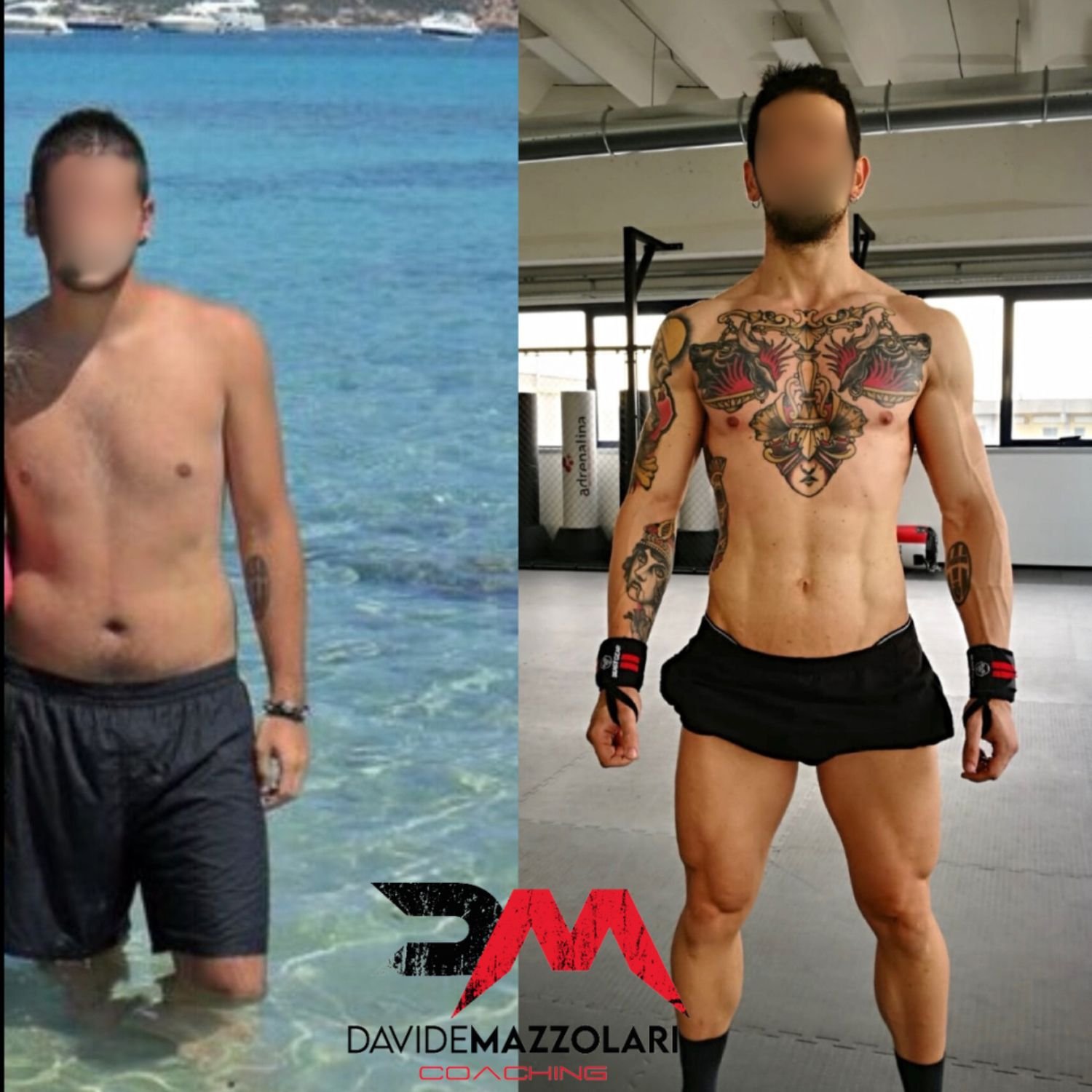 Prima e dopo uomo 4