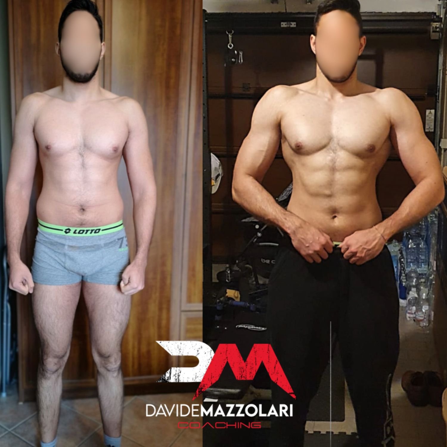 Prima e dopo uomo